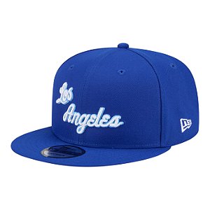 Boné New Era 950 Los Angeles Dodgers Aba Reta Azul Masculino