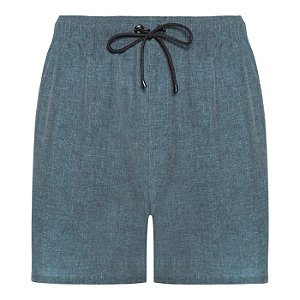 Bermuda Reserva Praia Básico Textura Masculino Fuligem