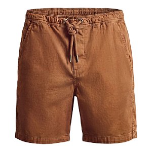 Bermuda Reserva Elastico Estonado Masculino Caramelo