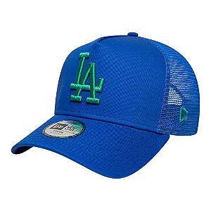 Boné New Era Trucker Los Angeles Dodgers Azul Chyt League