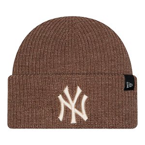 Gorro New Era Short Cuff Beanie New York Yankees Marrom