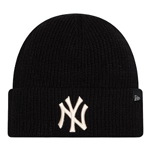 Gorro New Era Short Cuff Beanie New York Yankees Preto
