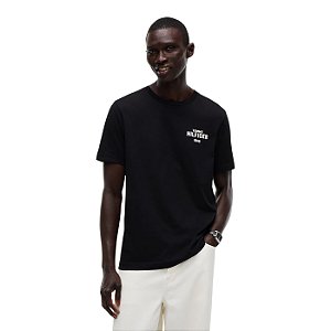 Camiseta Tommy Hilfiger 1985 Graphic Preto Masculino