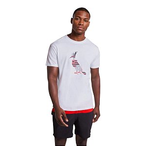 Camiseta Reserva Estampada Pica Pau 81 Flamengo Branco