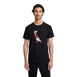 Camiseta Reserva Estampada Pica Pau 81 Flamengo Preto