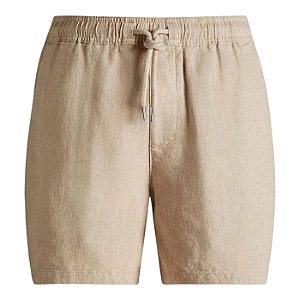 Bermuda Reserva Casual Linho Plus Natural Masculino Bege