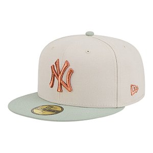 Boné New Era 5950 New York Yankees Bege