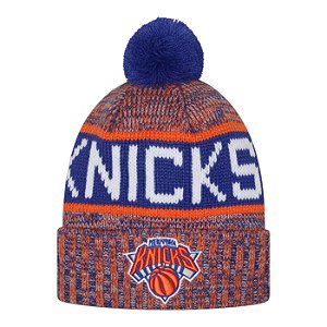 Boné New Era Knit New York Knicks Masculino Azul e Laranja