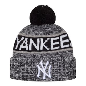 Gorro New Era Knit New York Yankees Marinho e Branco