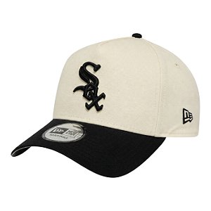 Boné New Era 940af Chicago White Sox Chrome Off White