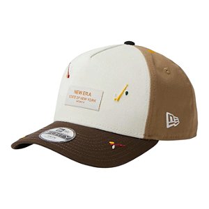 Boné New Era 940af Splash Embroidery Caqui