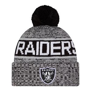 Gorro New Era Knit Tri Color Las Vegas Raiders Preto