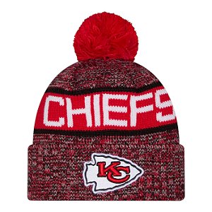 Gorro New Era Knit Tri Color Kansas City Chiefs Vermelho