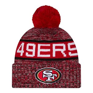 Gorro New Era Knit Tri Color San Francisco 49ers Vermelho