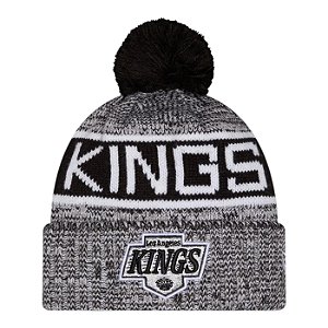 Gorro New Era Knit Tri Color Los Angeles Kings Cinza