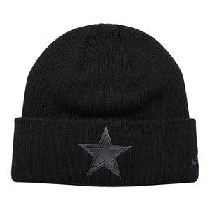 Gorro New Era Knit Chrome Dallas Cowboys Preto