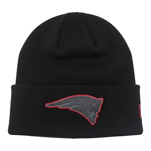 Gorro New Era Knit Chrome New England Patriots Preto