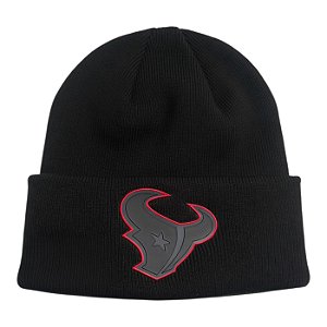 Gorro New Era Knit Chrome Houston Texans Preto