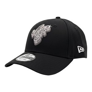 Boné New Era 940 Team Emblem Preto Masculino