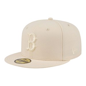 Boné New Era 5950 Color Pack Boston Red Sox Bege Masculino