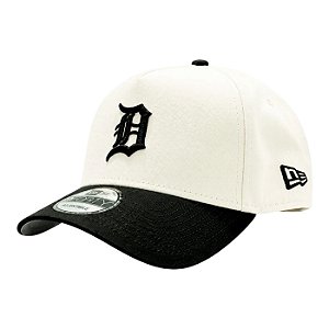 Boné New Era 940af Detroit Tigers Chrome Plain Off White
