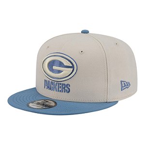 Boné New Era 950 2t Color Pack Green Bay Packers Bege e Azul