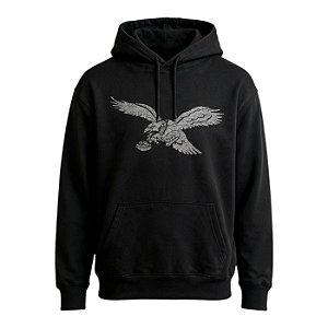 Moletom New Era Hoodpo 2089 Philadelphia Eagles Preto