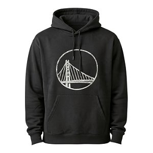 Moletom New Era Hoodpo 2089 Golden State Warriors Preto