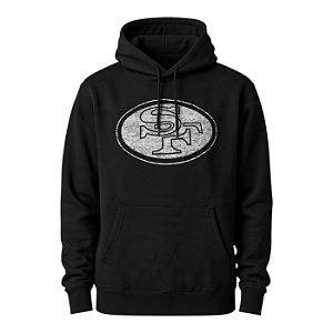 Moletom New Era Hoodpo San Francisco 49ers Preto