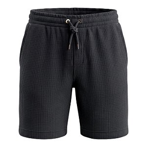 Bermuda Reserva Malha Waffle Masculino Preto