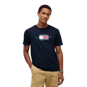 Camiseta Tommy Hilfiger Graphic NYC Masculino Marinho