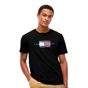 Camiseta Tommy Hilfiger Graphic NYC Masculino Preto