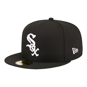 Boné New Era 5950 Eg Chicago White Sox Preto