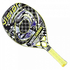 Raquete Beach Tennis White Carbon Uni.Ka - Vision