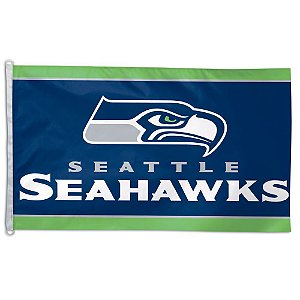 Bandeira Grande 90x150 NFL Seattle Seahawks