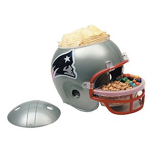 Capacete Snack Helmet Aperitivos GameDay New England Patriots