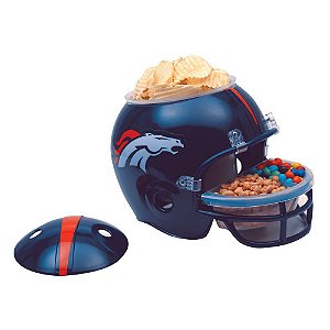 Capacete Snack Helmet Aperitivos GameDay Denver Broncos