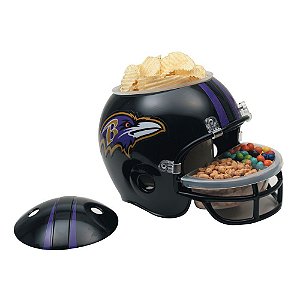 Capacete Snack Helmet Aperitivos GameDay Baltimore Ravens