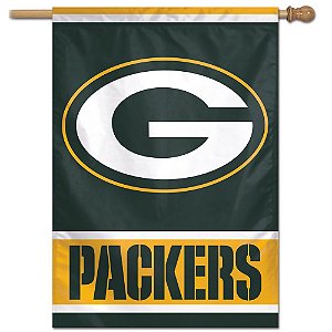 Bandeira Vertical 70x100 Logo Team Green Bay Packers