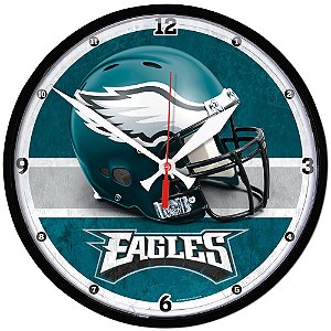 Relógio de Parede NFL Philadelphia Eagles 32cm