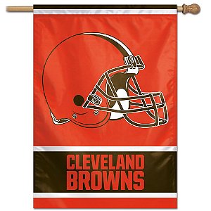 Bandeira Vertical 70x100 Logo Team Cleveland Browns
