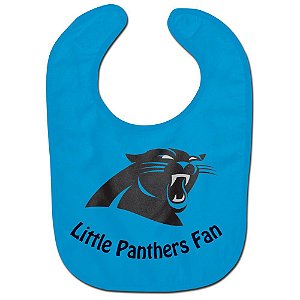 Babador Infantil Pequeno Fã Carolina Panthers