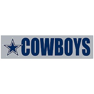 Adesivo Faixa Bumper Strip 30x7,5 Dallas Cowboys