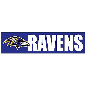 Adesivo Faixa Bumper Strip 30x7,5 Baltimore Ravens