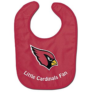 Babador Infantil Pequeno Fã Arizona Cardinals