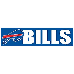 Adesivo Faixa Bumper Strip 30x7,5 Buffalo Bills