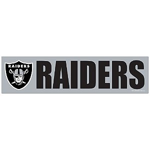 Adesivo Faixa Bumper Strip 30x7,5 Oakland Raiders