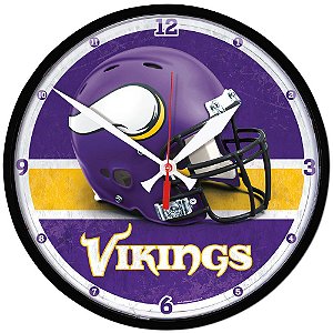 Relógio de Parede NFL Minnesota Vikings 32cm