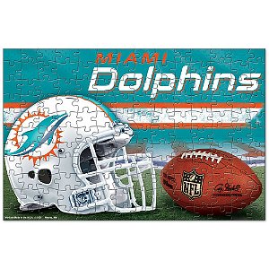 Quebra-Cabeça Team Puzzle 150pcs Miami Dolphins