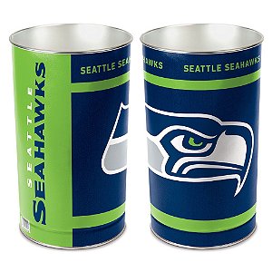 Cesto de Metal Wastebasket 38cm NFL Seattle Seahawks